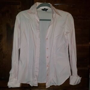 MODA INTERNATIONAL Women’s Button-Up Shirt, Light Pink, Size: Small, EUC